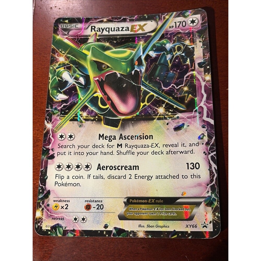 2015 POKEMON XY PROMO #XY69 RAYQUAZA EX JUMBO CARD